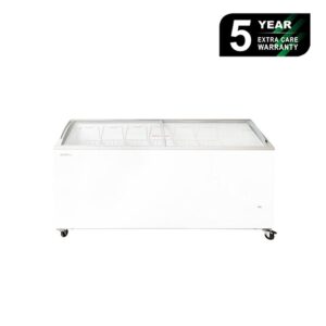 Bromic CF0600ATCG 555Lt Curved Glass Chest Freezer