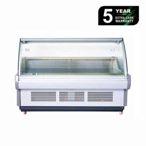 Bromic DD1875CG-NR 1955mm Curved Glass Deli Display