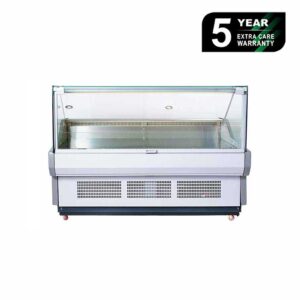 Bromic DD1875SG-NR 1955mm Square Glass Deli Display