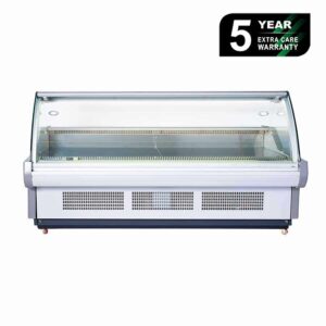 Bromic DD2500CG-NR 2580mm Curved Glass Deli Display