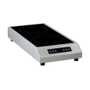 Adventys GLN2-3000F Two Zone Front to Back Countertop Induction Cooktop