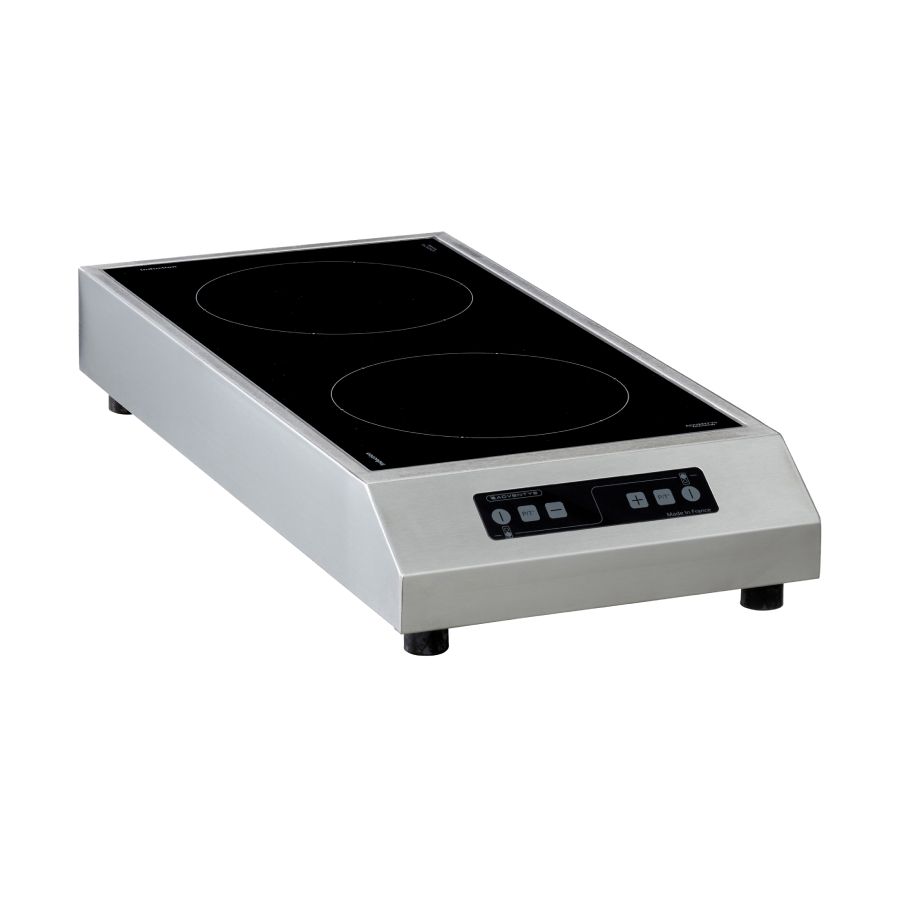 Adventys GLN2-3000F Two Zone Front to Back Countertop Induction Cooktop Adventys GLN2-3000F Two Zone Front to Back Countertop Induction Cooktop
