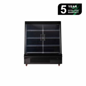 Bromic SVM1250HD-NR Two Hinged Doors, 443Lt Semi Vertical Multideck Display Fridge