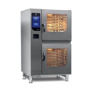 MKN TKE061-061 6 x 1/1GN + 6 x 1/1GN Electric Combi Steamer Oven with Right Hand Hinged Door