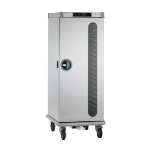 Tournus 507487 20 x 2/1GN Tray Mobile Vertical Glass Door Hot Box with Humidification