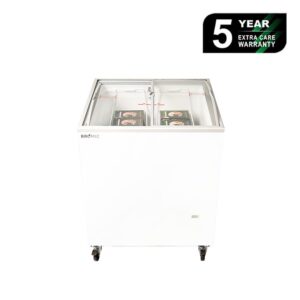 Bromic CF0200ATCG-NR 176Lt Curved Glass Chest Freezer
