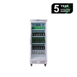 Bromic GM0300-NR Single Glass Flat Door, 290Lt Vertical Display Fridge