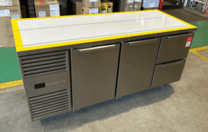 Skope Prospec PG11.UBR.3.SD-112 1/1 GN Undercounter Fridge with Two Solid Doors and 1x Bank of 2 Drawers.