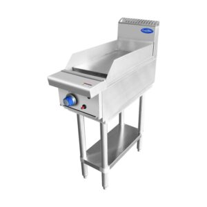 Cookrite AT80G3G-F 300mm Gas Griddle on Leg Stand (NAT Gas)