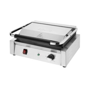 Apuro CU602-A Bistro Large Ribbed Contact Grill