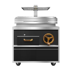 WETA ECG-1 Single European Charcoal Grill. Finished in Black.