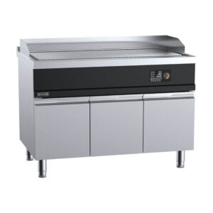 B&S HLKP12N-C12 Scooker Series 1200mm Grooved Plate Induction Griddle.