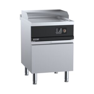 B&S HLKP6N-C6 Scooker Series 600mm Grooved Plate Induction Griddle.