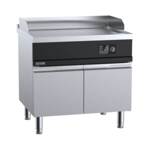 B&S HLPP9N-C9 Scooker Series 900mm Smooth Plate Induction Griddle.