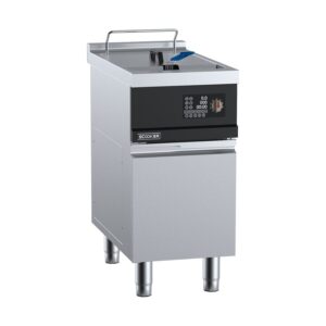 B&S HLYZDN-C12 Scooker Series Single Pan Two Basket Fryer Induction.