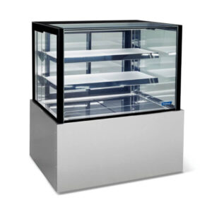 Williams HTG12HC 1200mm 3 Tier Square Glass Refrigerated Cake Display Cabinet