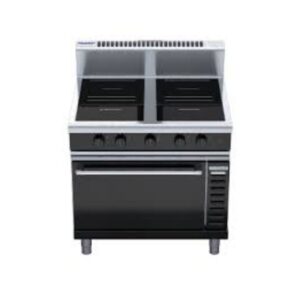Waldorf Bold INB8410ECR3 800 Series 900mm 4 x 3.5kW Round Zones Electric Induction Range Convection Oven. (3P)