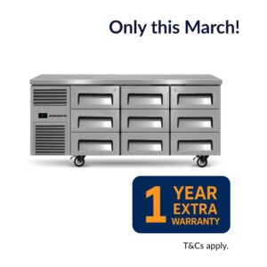 Skope RF7.UBR.3.D9 9 Drawer Undercounter Chiller