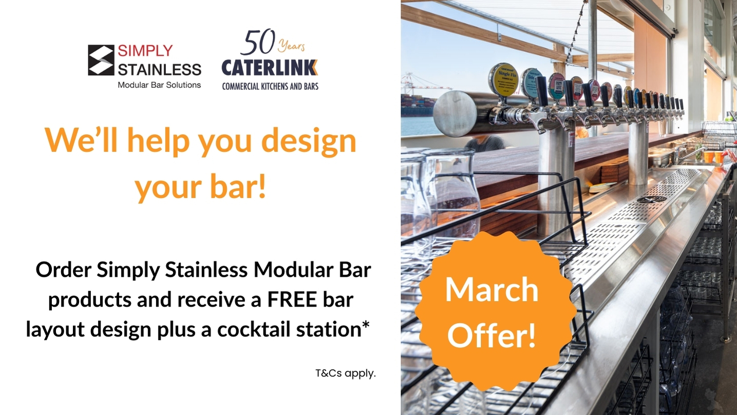 Simply Stainless Modular Bar Solutions Special March Offer Simply bar offer