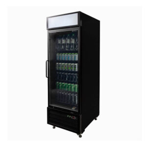 Bromic UC0550GDL-NR Single Door, 546Lt Flat Glass Upright Display Fridge. (10A)