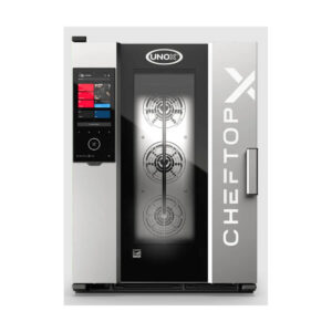 Unox XEDA-1011-EXRS-ET Cheftop X Digital ID Series Countertop 10 x 1/1 GN Tray Electric Combi Oven. (3P)
