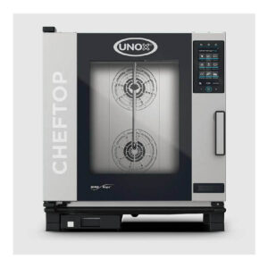 Unox Cheftop XEVC-0711-EPRM-MS MINDMaps PLUS Series 316Lt, 7 x 1/1 GN Electric Combi Oven with Hinge on the Left Side. (3P)