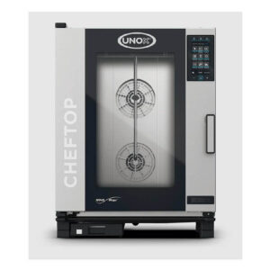 Unox XEVC-1011-EPRM-MS Cheftop Mind Maps Plus Series 10 x 1/1 GN Tray Electric Combi Oven with Hinge on the Left Side. (3P)