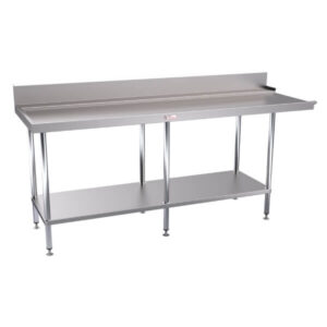Clearance Simply Stainless SS07.7.2100.L 2100x700mm Left Hand Dishwasher Outlet Bench