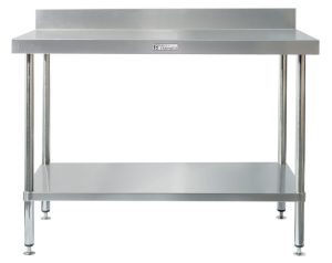 Clearance Simply Stainless SS02.7.0300 700 Series 300mm Wall Bench w/ Undershelf