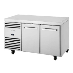 True Refrigeration TCF1/2-CL-SS-DL-DR 420Lt 1/1GN Counter Freezer with 2 Sections