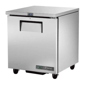True Refrigeration TUC-27F-HC Single Solid Swing Door, 184Lt Undercounter Freezer