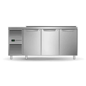 Clearance Skope PG13.PPS.DC.3.SD-966 Three Bay Solid Door Salad Preparation Fridge