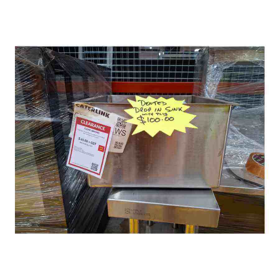 Clearance imply Stainless SBM.WS Drop In Wash Sink Clearance imply Stainless SBM.WS Drop In Wash Sink