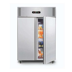 Clearance Bromic CLEAR-UC1300SD 2 Door (Solid) 1300Lt Vertical Gastronorm Storage Fridge