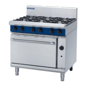 Blue Seal Evolution Series G506D-LPG Gas 6 Burner Oven Range (LPG Gas)