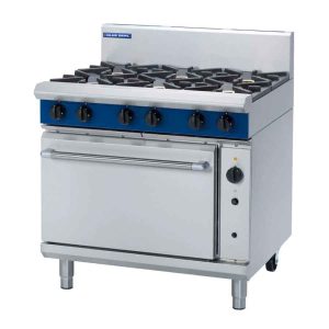 Blue Seal Evolution Series G56D-NG Gas 6 Burner Oven Range (NAT Gas)
