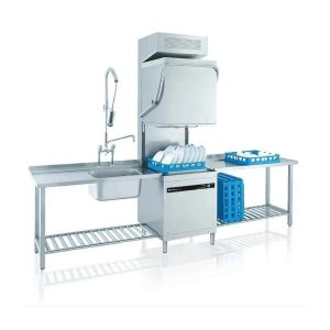 Meiko H500+AB 600x500mm Rack Pass Through Dishwasher with Drain Pump and Airbox ActiveAir