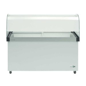 Liebherr EFI-3553 Gelato Pack 354Lt Curved Glass Chest Freezer with Glass Canopy