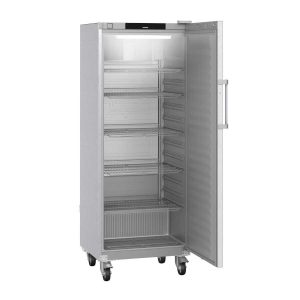 Liebherr FRFCvg6501Single Solid Door, 655Lt Reach-In Upright Fridge with Bottom Compressor. Finished in Stainless Steel.