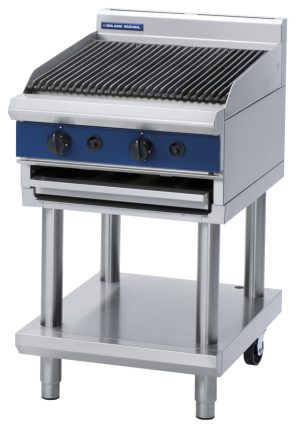 Used Blue Seal Black Series G594-LS-BLK-NG-RW4184 600mm Gas Chargrill (NAT Gas)