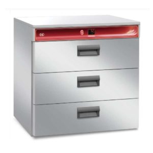 Selcyus HHD0003E Three Drawer (1 x 1/1GN Pan per Drawer) Hot Holding Cabinet