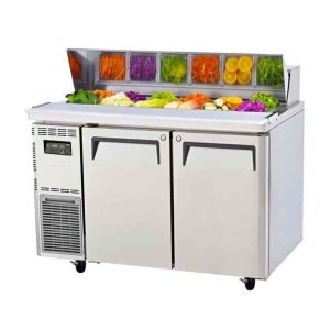 Turbo Air KHR12-2-HC 309Lt Two Door Salad Table Fridge