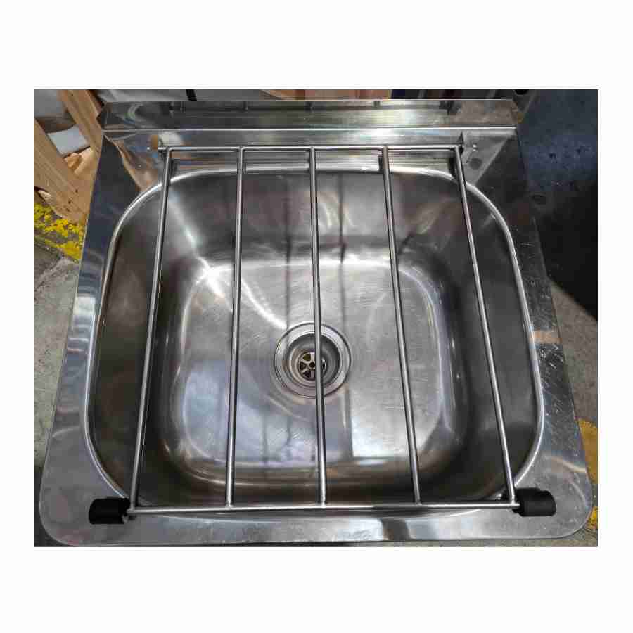 Used 3 Monkeez Cleaner'S Sink W/ Grate And Legs Used 3 monkeez cleaner's sink w/ grate and legs