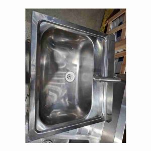 Used 3 Monkeez AB-KNEEHBTMV-1 Hands Free Knee Operated Stainless Steel Basin with Thermostatic Mixing Valve