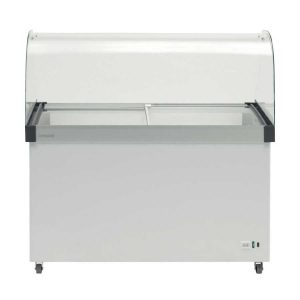 Liebherr EFI-2853 Gelato Pack 282Lt Curved Glass Chest Freezer with Glass Canopy