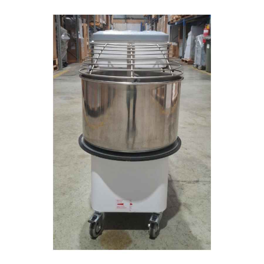 Used Mecnosud Smm0025-992 30Lt Electric Spiral Mixer Used mecnosud smm0025-992 30lt electric spiral mixer