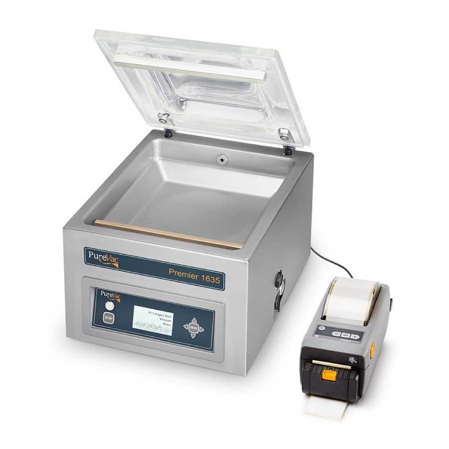 Purevac Premier1635Acs Countertop Vacuum Packaging Machine Purevac premier1635acs countertop vacuum packaging machine